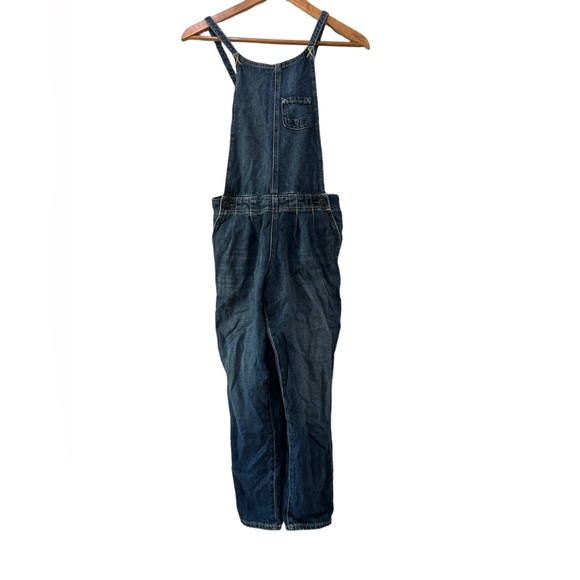 Ag Adriano Goldschmied Bib Overalls The Chelsea Crop Womens Size 26 Overalls - Picture 1 of 12